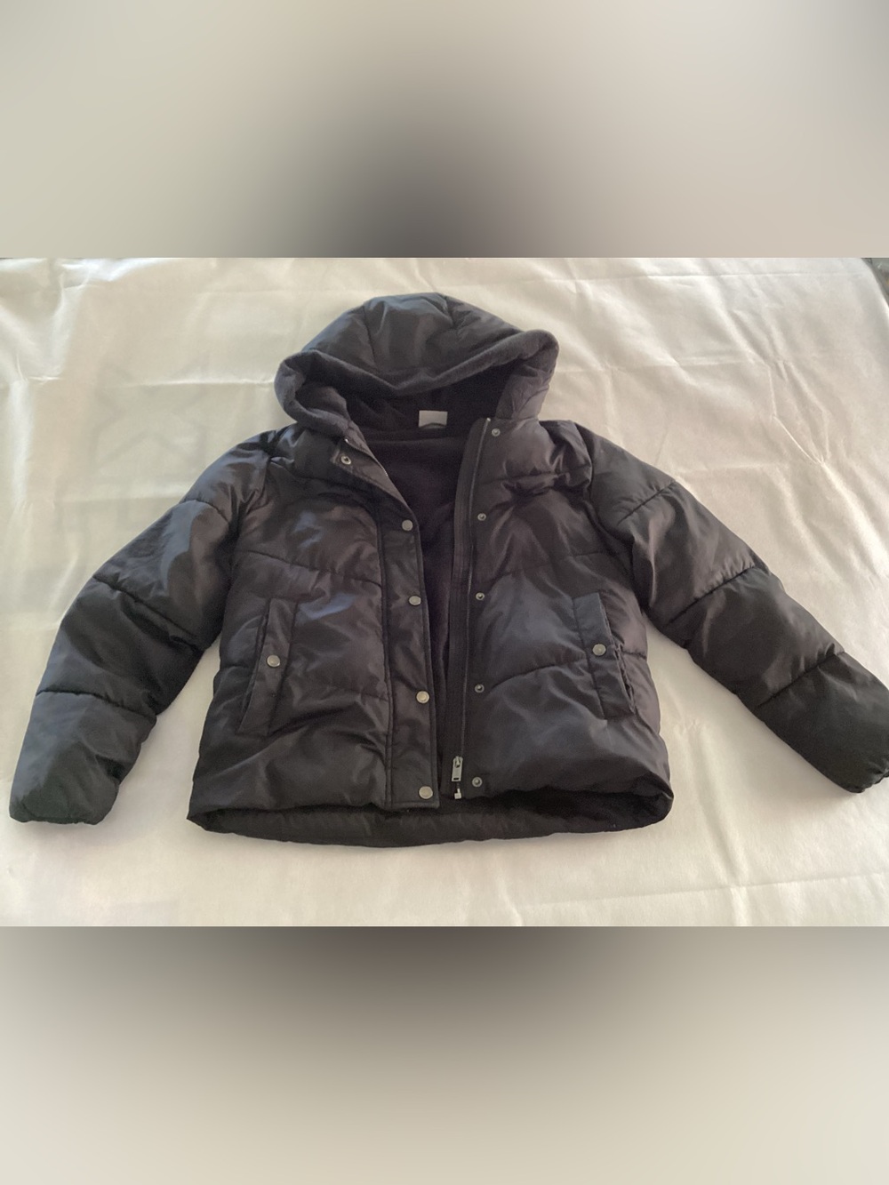 32 Degrees Black Puffer Ski & Snow Jacket with Hood size xsmall 6/1